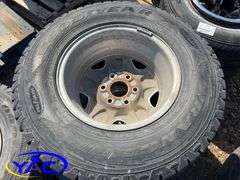 4- 245/75R16 Tires & Rims (Rims Only. Tires Cracked)