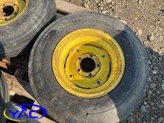8- Assorted 9.5L-15 Implement Tires W/ Rims