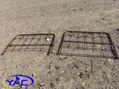 Vintage Metal Headboard 36"H x 48"W & Footboard 33"H x 48"W