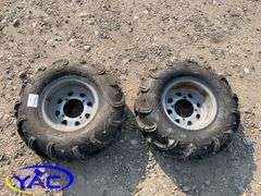 2- 27x11-12 Maxxis Zilla Tires W/ Rims