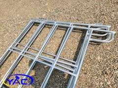 5- Galvanized Livestock Panel W/ Gate (BUYER MUST PAY 5X THE BID PRICE)