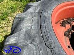 2- Goodyear 18.4-38 Tires On Rims
