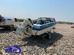 1989 16' SATURN BOAT W/ 1986 TRAILER