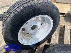2- 205/65R15 Trailer Tire & Rims
