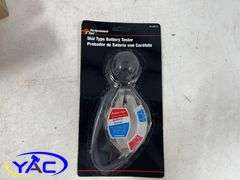 Battery Tester, Tire Gauge, Flashlight, Nut Drivers