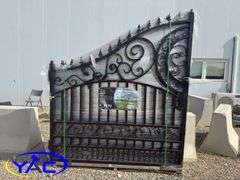 14Ft Bi-Parting Iron Gates