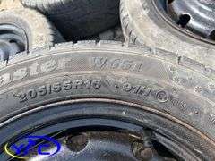 4- 205/55R16 Tires & Rims Off Honda