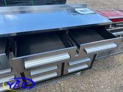 7FT 20 Drawers Stainless Steel Workbench