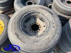 8- Assorted 9.5L-15 Implement Tires W/ Rims