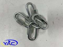 Snap & Screw Up Hooks, Hasp-Fixed Staple, Double Swivel & Animal Warning