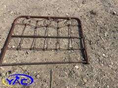 Vintage Metal Headboard 36"H x 48"W & Footboard 33"H x 48"W