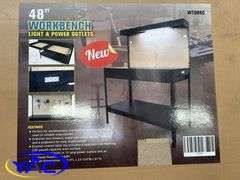 48” Work Bench (Returned Item, Opened Box & Possibly Missing Parts)