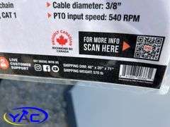 8800 LB 3-PTH Forest Skidding Winch