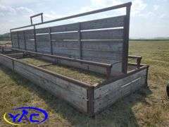 30' Bale Shredder 8' Wide - Windbreak Bunk