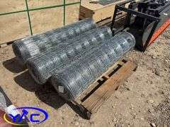 3 - Rolls Of Galvanized Fencing (BUYER MUST PAY 3X THE BID PRICE)