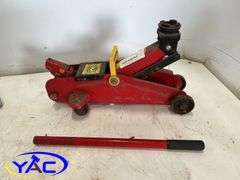 Set Of Booster Cables & Floor Jack