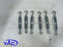6- 9" Turn Buckles 3/8"