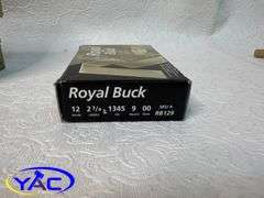 10 BOXES ROYAL BUCK 12GAU. 2-3/4" 00 BUCKSHOT