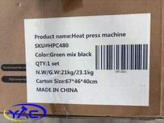 15x15 Heat Press Machine T Shirt Digital. (Returned Item, Opened Box & Possibly Missing Parts, Damag