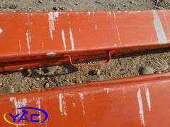 2- Orange Steel Saw Horses