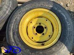 8- Assorted 9.5L-15 Implement Tires W/ Rims