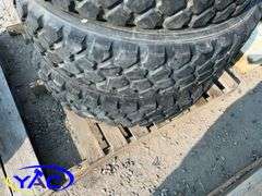 4- 11.00R20 Tires & Rims (BUYER MUST PAY 4X THE BID PRICE)