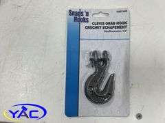 Snap & Screw Up Hooks, Double Swivel & Animal Warning