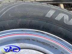 2- 205/65R15 Trailer Tire & Rims