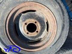 16 -15" Concord Packer Tires (Rims Only - Tires Cracked & Weathered)