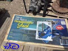 1100lb Low Profile Transmission Jack (Returned Item, Opened Box & Possibly Missing Parts)