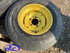 8- Assorted 9.5L-15 Implement Tires W/ Rims