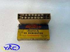 14 ROUNDS SUPER-X 25 REMINGOTON 117GR. AMMUNITION