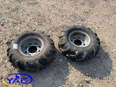 2- 27x11-12 Maxxis Zilla Tires W/ Rims
