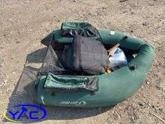 Fish Cat 4 Deluxe Float Tube W/ Net & Spare Bladder