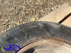 4- 205/75R14 Tires & Rims Off Of A Chevy (Rims Only Tires Weathered And Cracked)