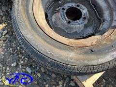 16 -15" Concord Packer Tires (Rims Only - Tires Cracked & Weathered)