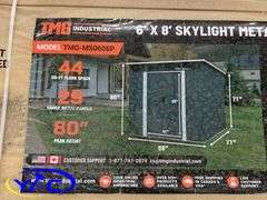 6' x 8' Metal Shed Pent Skylight