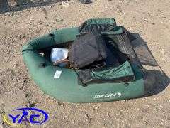 Fish Cat 4 Deluxe Float Tube W/ Net & Spare Bladder