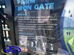 20FT Farm Iron Gate