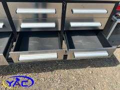 7FT 20 Drawers Stainless Steel Workbench
