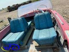 1975 BOAT W/ 65HP EVENRUDE MOTOR & 1975 EASYLOADER TRAILER