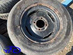 16 -15" Concord Packer Tires (Rims Only - Tires Cracked & Weathered)