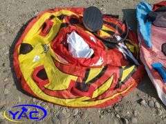 2- Large Boating Tubes W/ Battery & Foot Pump