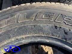 2- Bridgestone Dueler 235/70R17 Tires