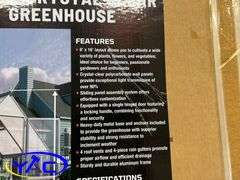 6' x 16' Greenhouse Crystal Clear