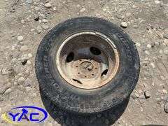 4- 16" Dual Wheels For 1Ton 225/75R16 & 2- Wheels ( Weather Worn and Cracked)