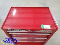 Red Cabinet Tool Box On Wheels