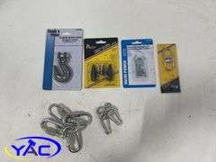 Snap & Screw Up Hooks, Hasp-Fixed Staple, Double Swivel & Animal Warning