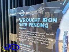 Wrought Iron Site Fencing (30 Pieces)
