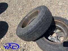 4- 255/70R18 Tires & Rims Off Of A Dodge